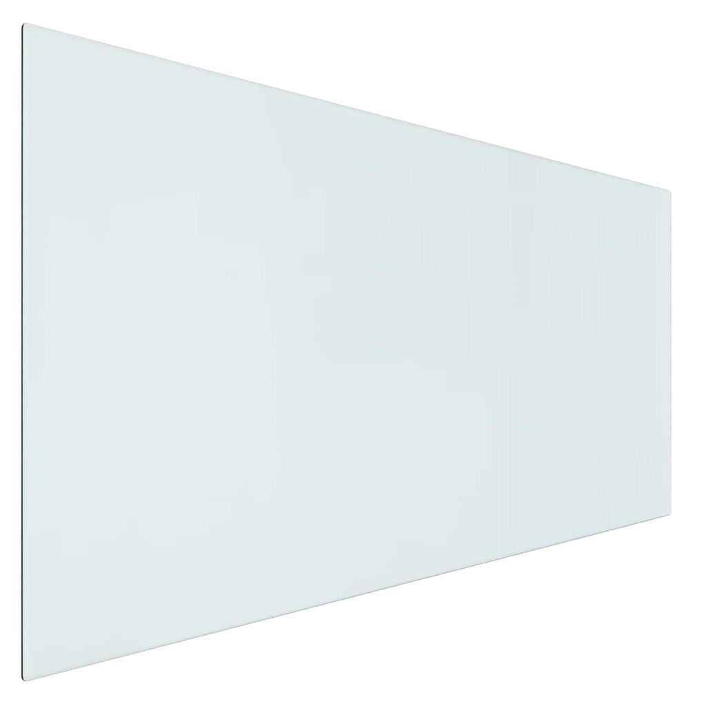 Feuerstelle Glasplatte Transparent 120 x 60 cm Glas
