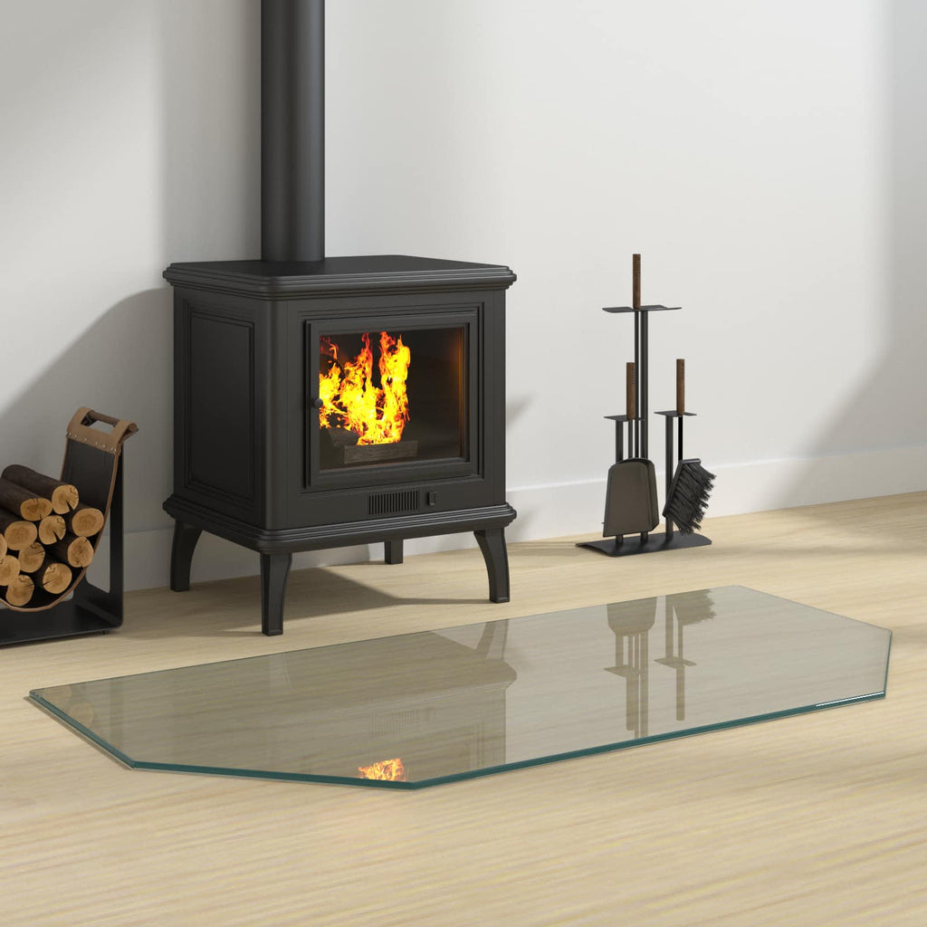 Feuerstelle Glasplatte Transparent 100 x 50 cm Glas