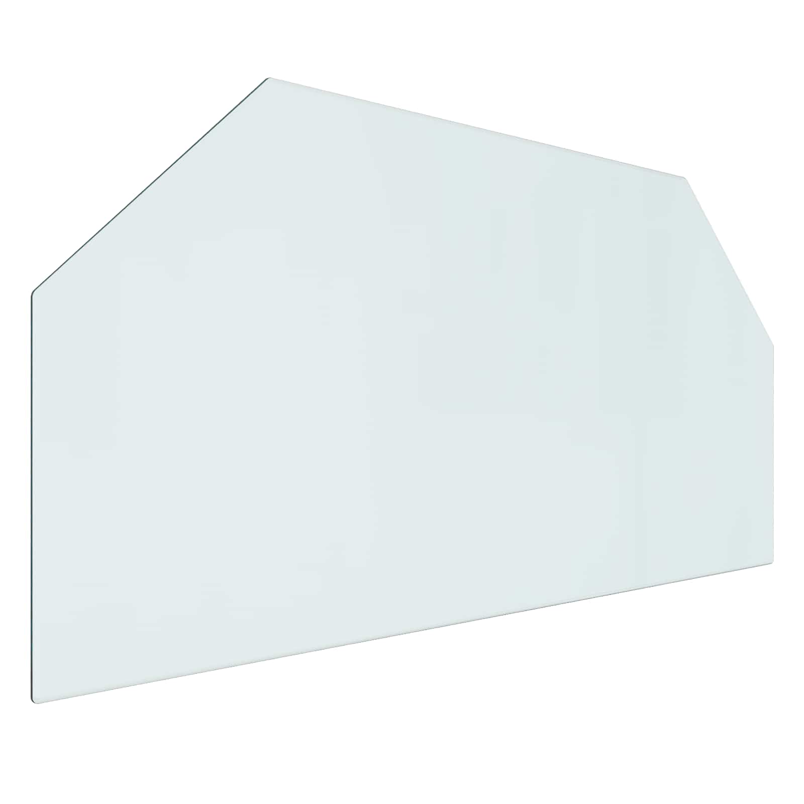 Feuerstelle Glasplatte Transparent 100 x 50 cm Glas
