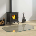 Feuerstelle Glasplatte Transparent 100 x 60 cm Glas