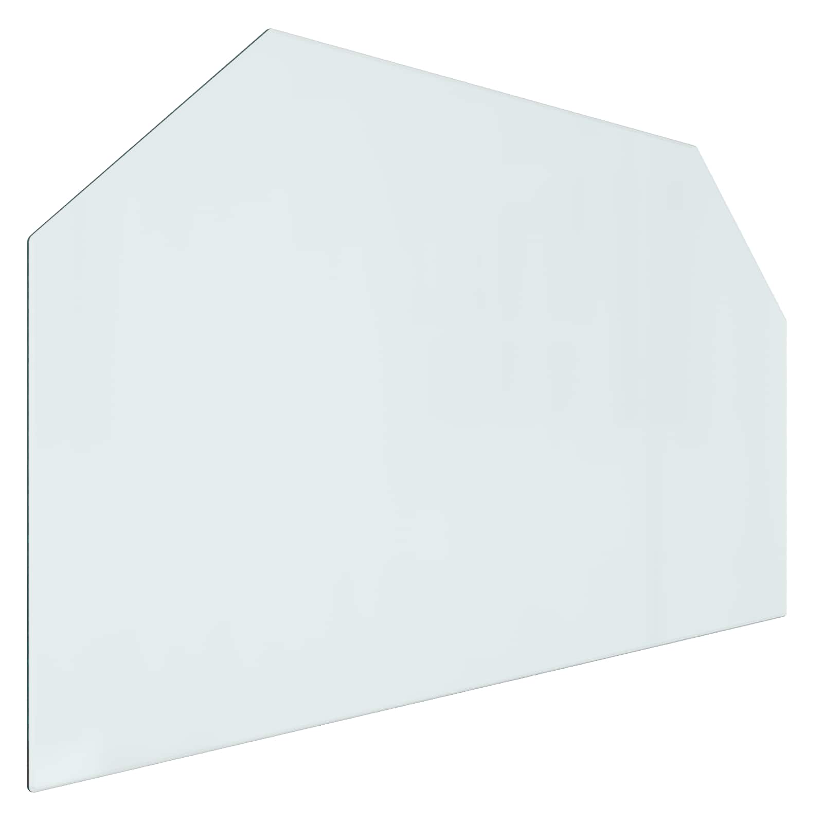 Feuerstelle Glasplatte Transparent 100 x 60 cm Glas