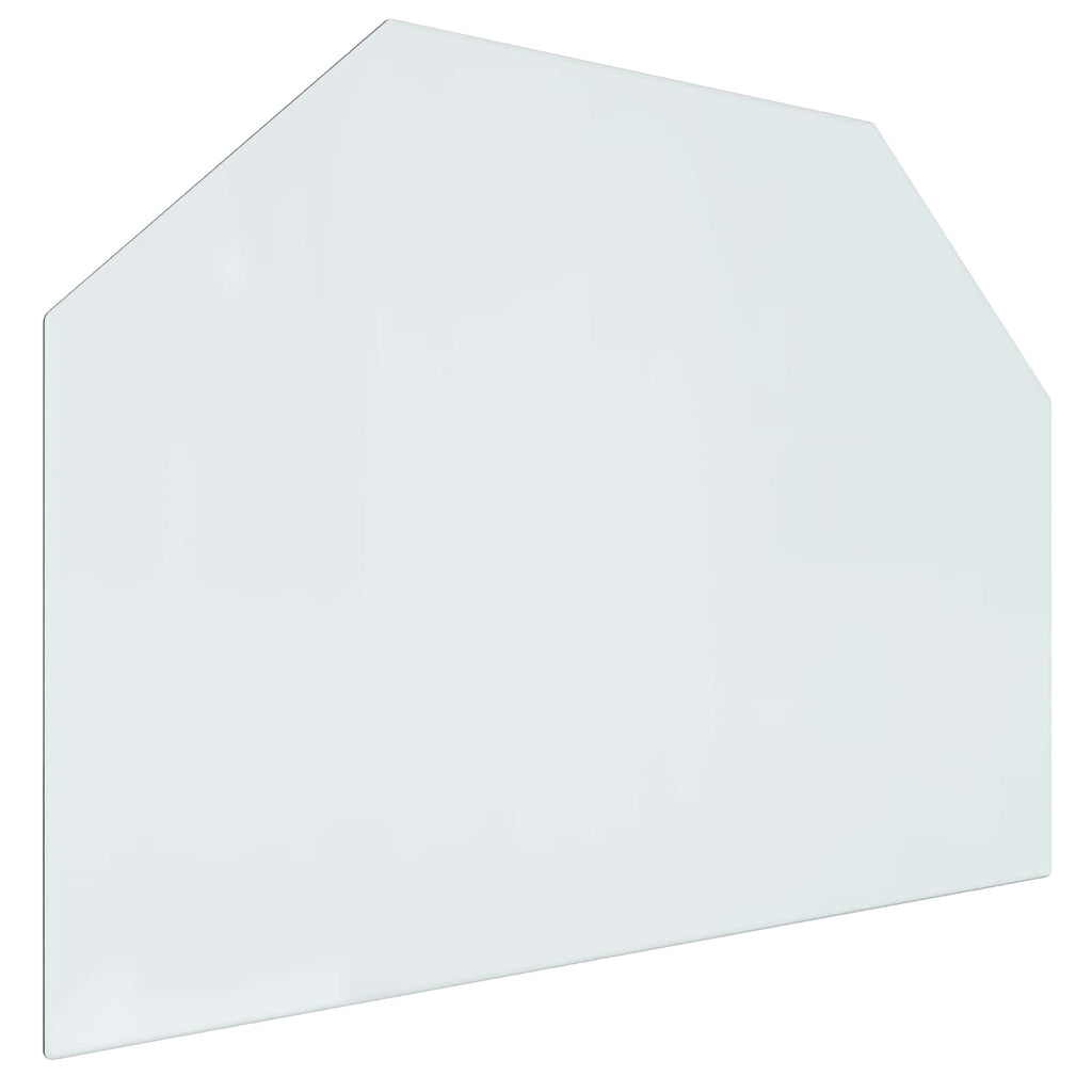 Feuerstelle Glasplatte Transparent 80 x 60 cm Glas