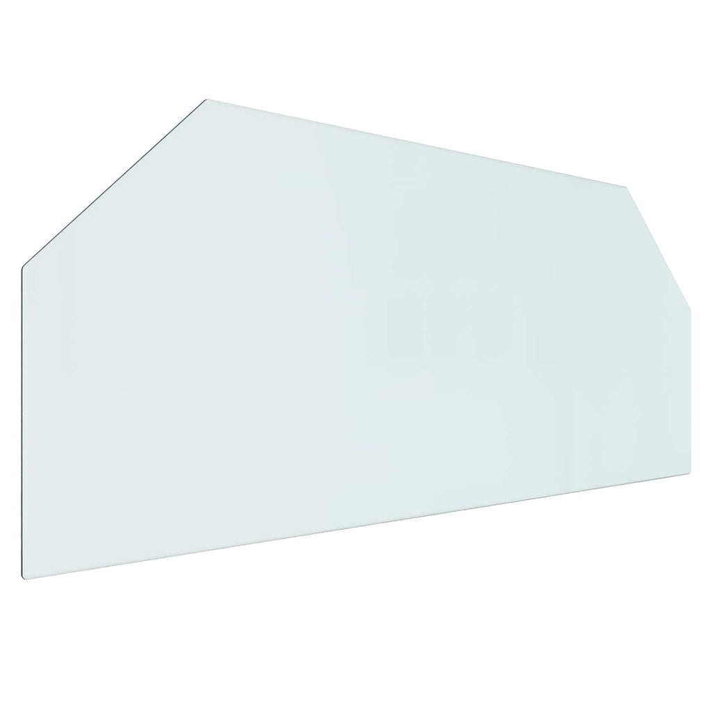 Feuerstelle Glasplatte Transparent 120 x 50 cm Glas