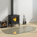 Feuerstelle Glasplatte Transparent 120 x 60 cm Glas