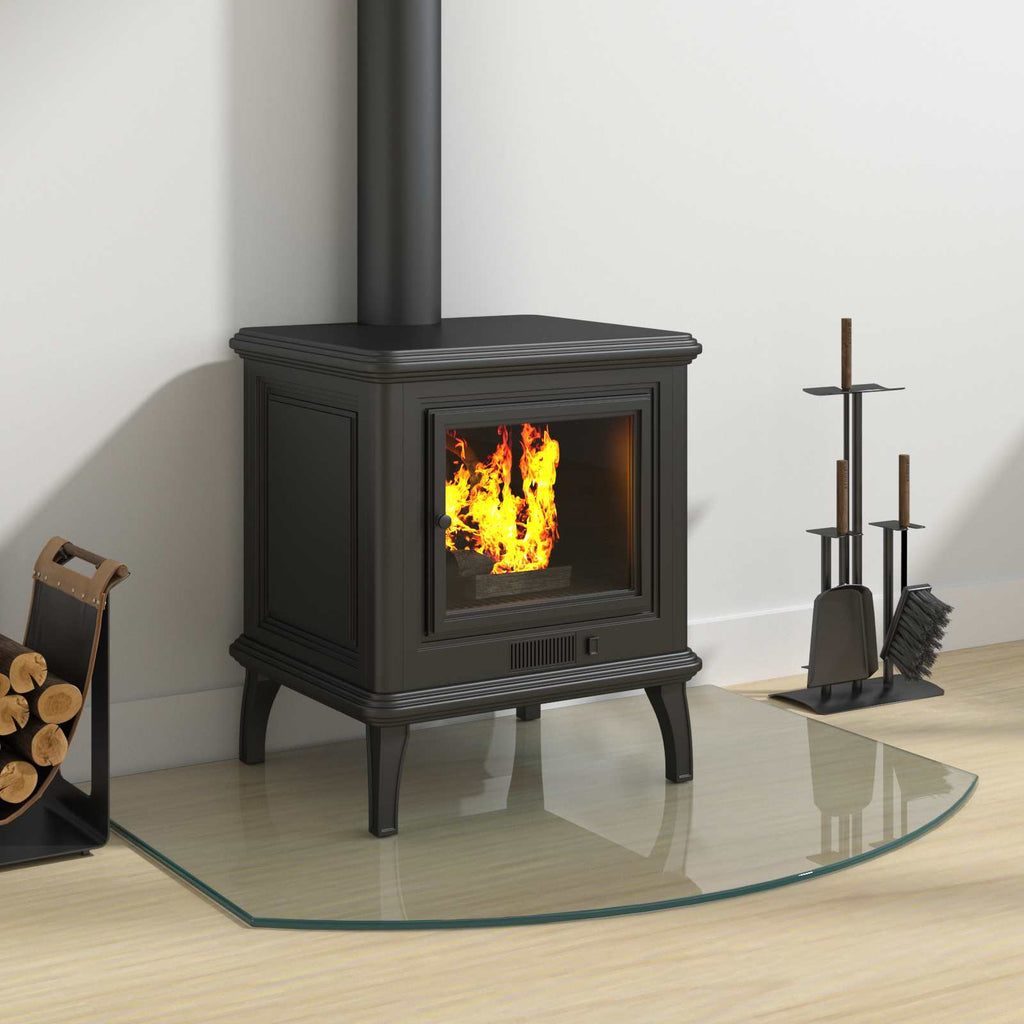 Feuerstelle Glasplatte Transparent 80 x 60 cm Glas