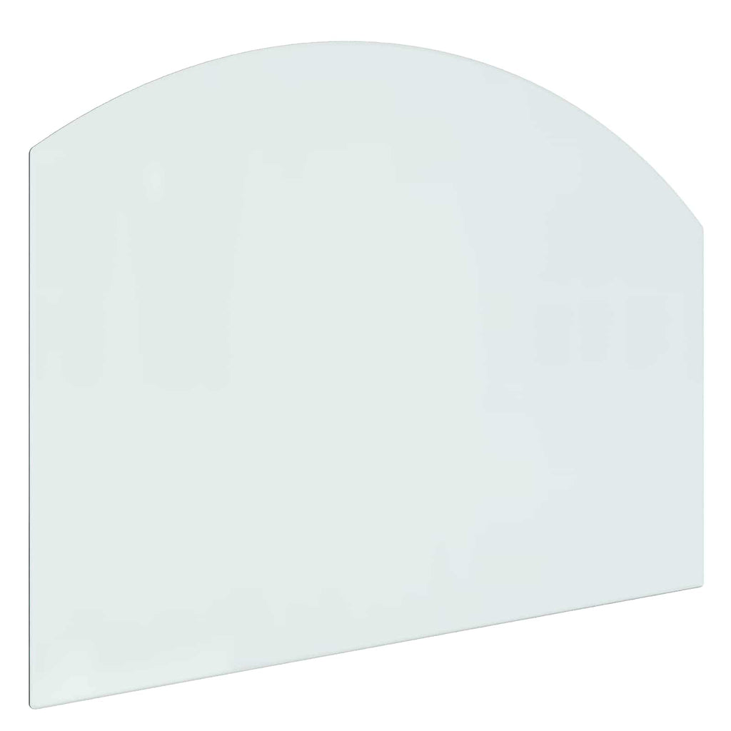 Feuerstelle Glasplatte Transparent 80 x 60 cm Glas
