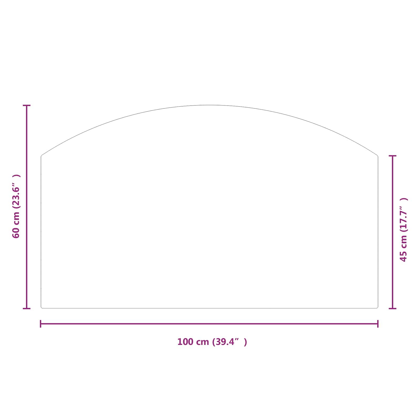 Feuerstelle Glasplatte Transparent 100 x 60 cm Glas