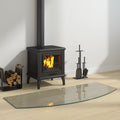 Feuerstelle Glasplatte Transparent 120 x 50 cm Glas