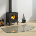 Feuerstelle Glasplatte Transparent 100 x 60 cm Glas