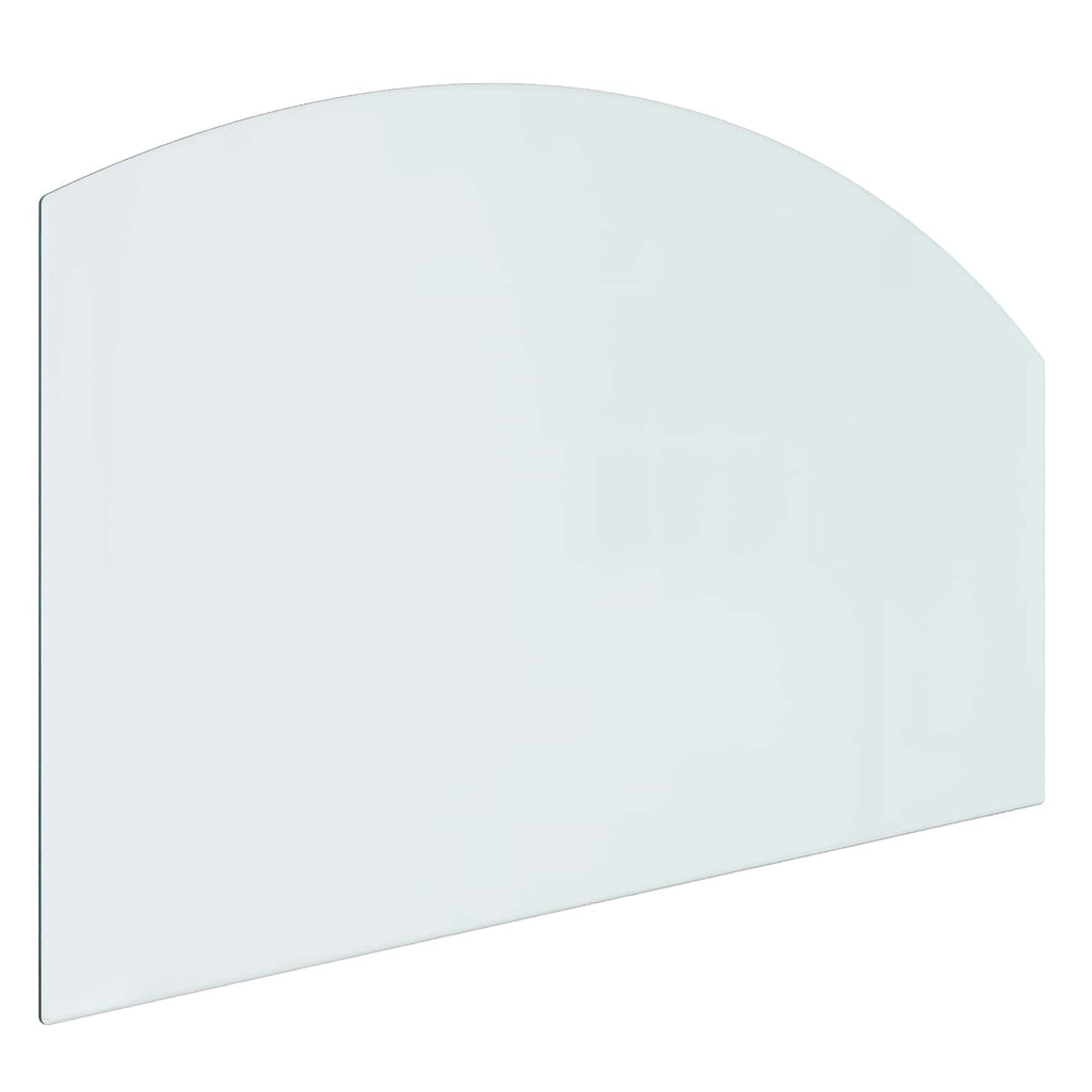 Feuerstelle Glasplatte Transparent 100 x 60 cm Glas