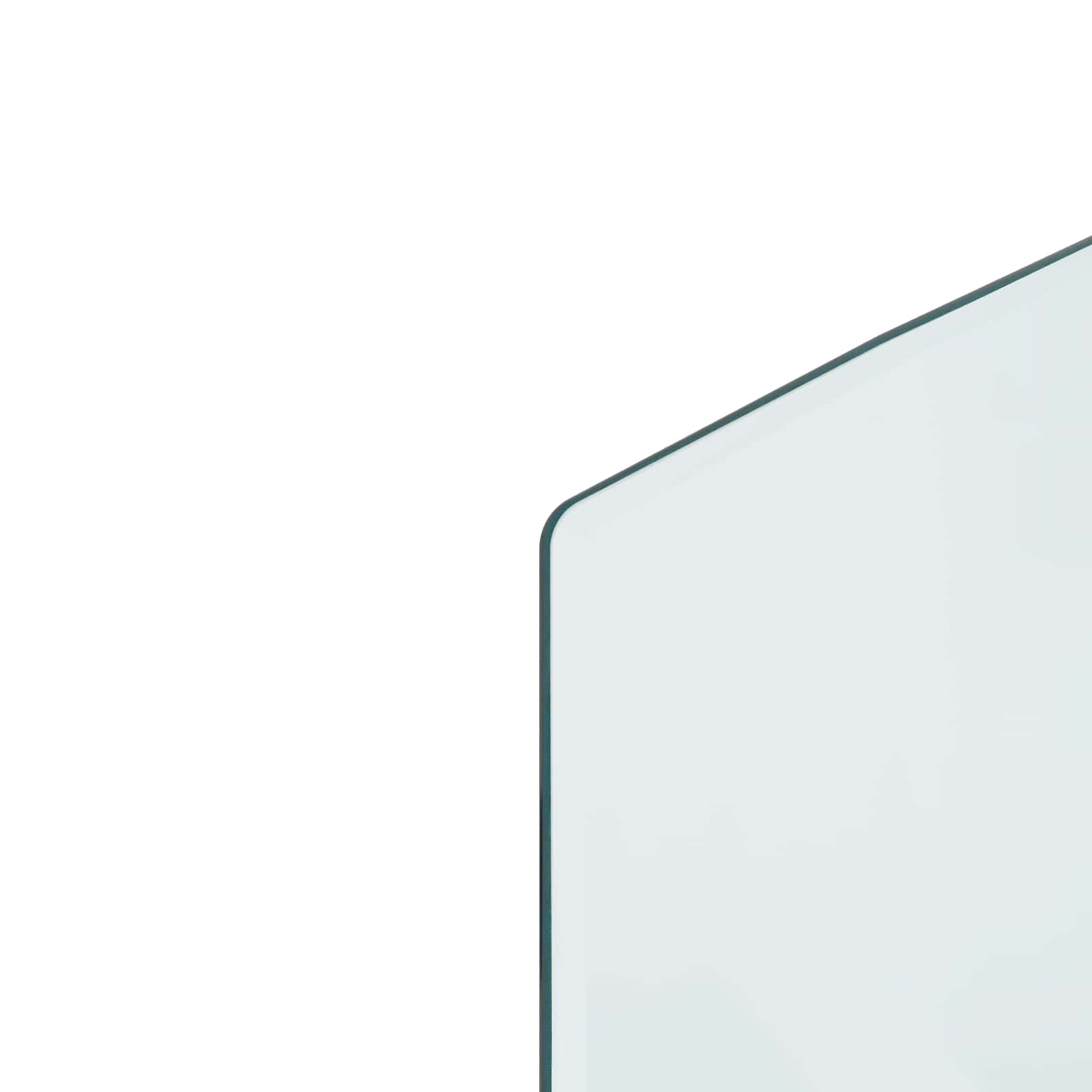 Feuerstelle Glasplatte Transparent 120 x 50 cm Glas