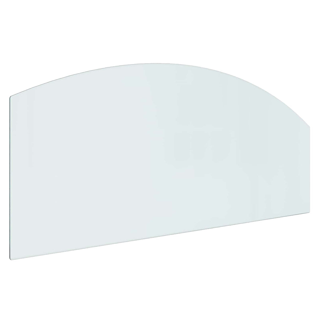 Feuerstelle Glasplatte Transparent 120 x 50 cm Glas