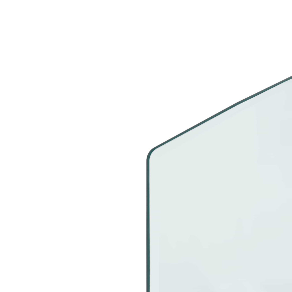 Feuerstelle Glasplatte Transparent 120 x 60 cm Glas