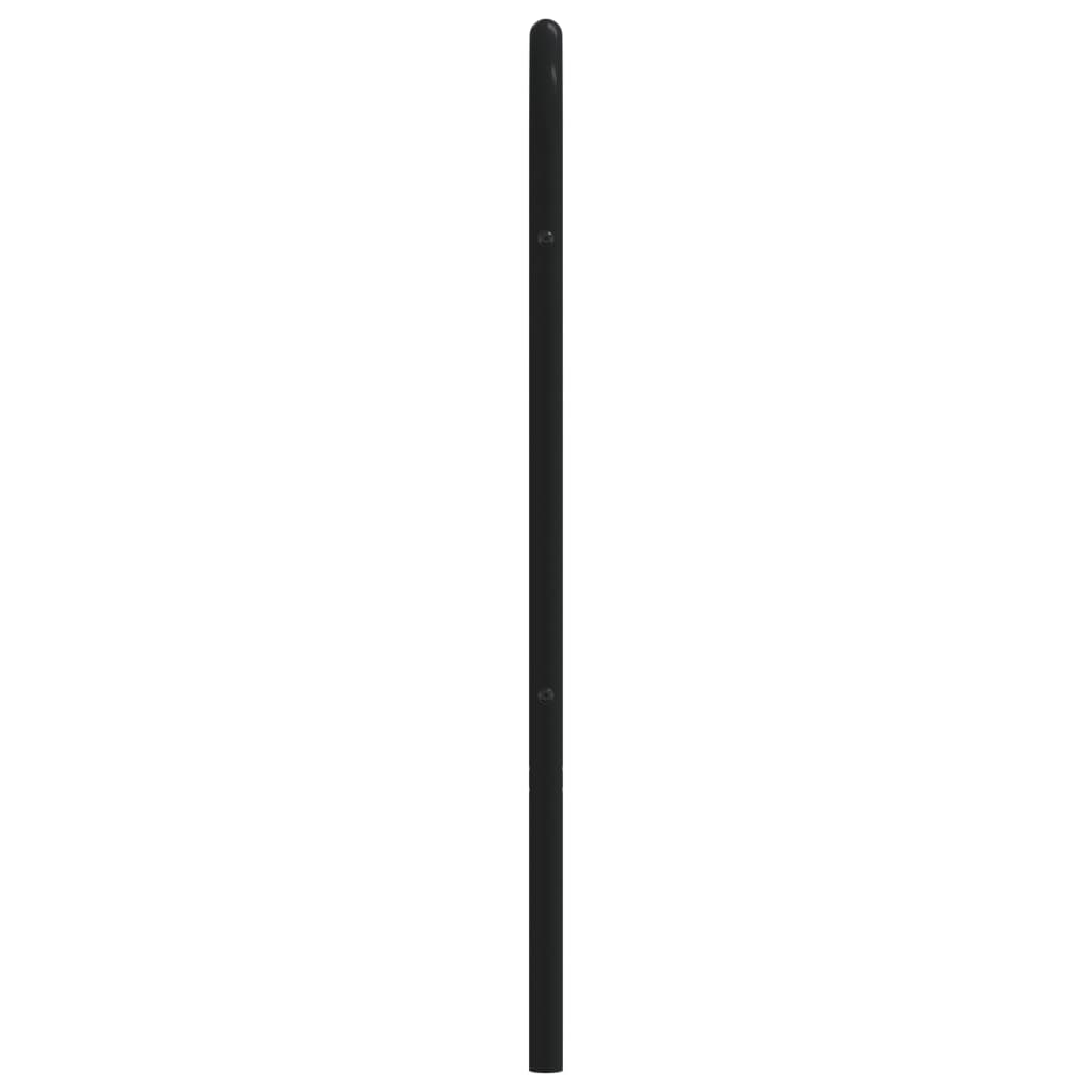 Ersatz-Kopfteil Metall Schwarz 107 cm