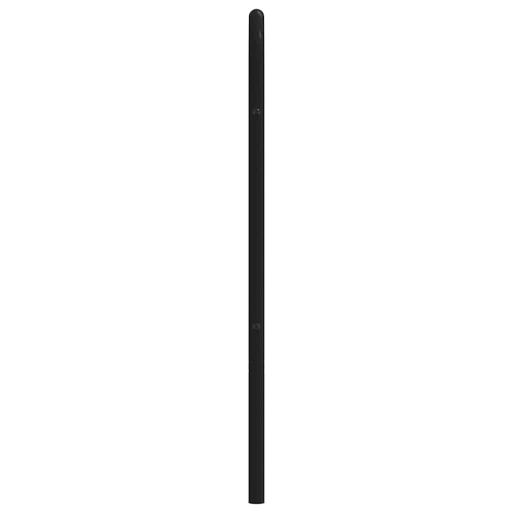 Ersatz-Kopfteil Metall Schwarz 160 cm