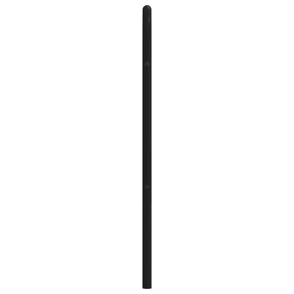 Ersatz-Kopfteil Metall Schwarz 200 cm