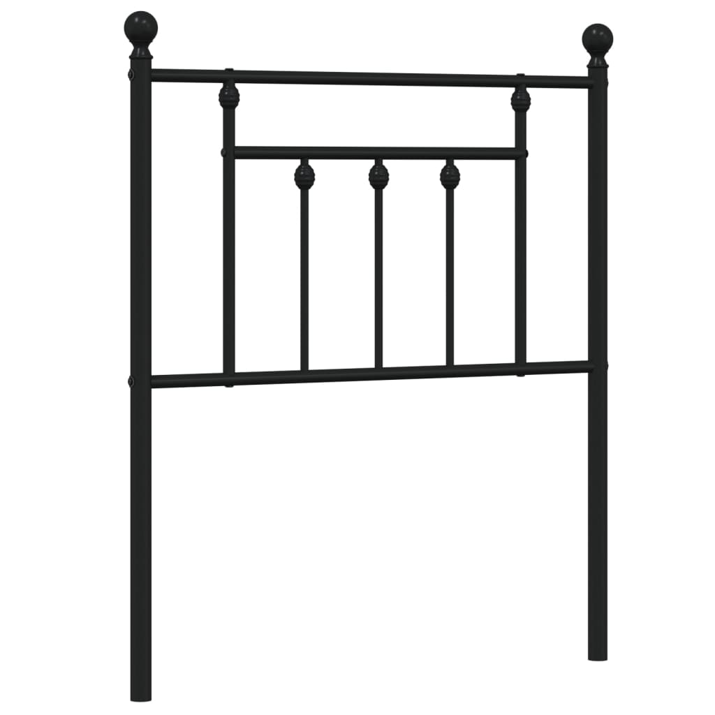 Ersatz-Kopfteil Metall Schwarz 75 cm