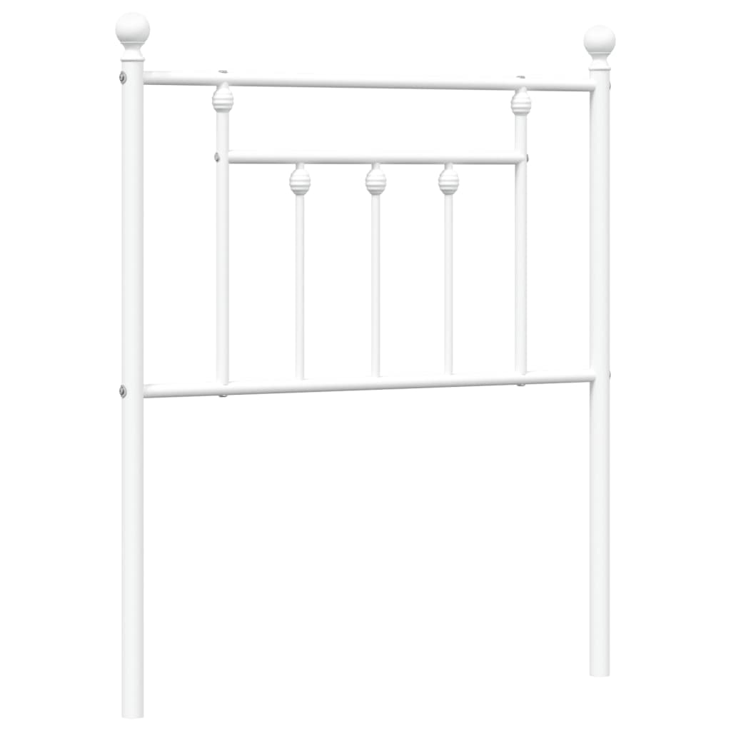 Ersatz-Kopfteil Metall Weiß 75 cm