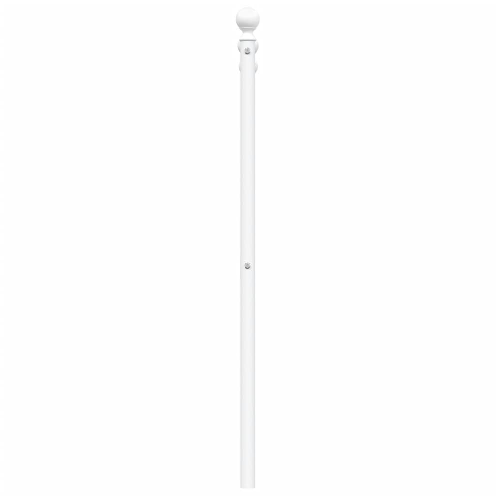 Ersatz-Kopfteil Metall Weiß 75 cm