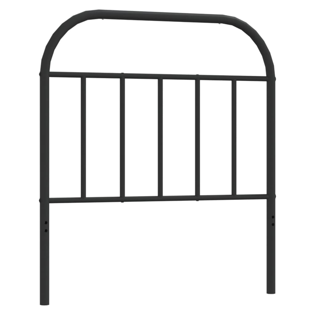 Ersatz-Kopfteil Metall Schwarz 80 cm