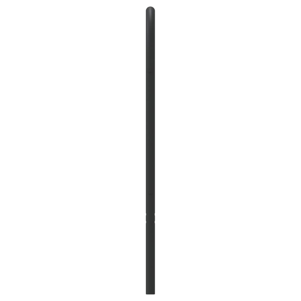 Ersatz-Kopfteil Metall Schwarz 90 cm