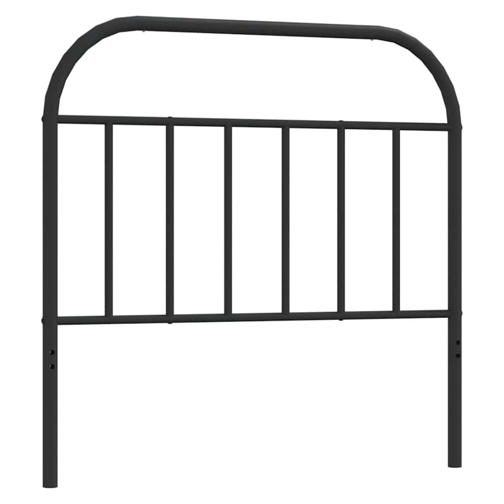 Ersatz-Kopfteil Metall Schwarz 100 cm