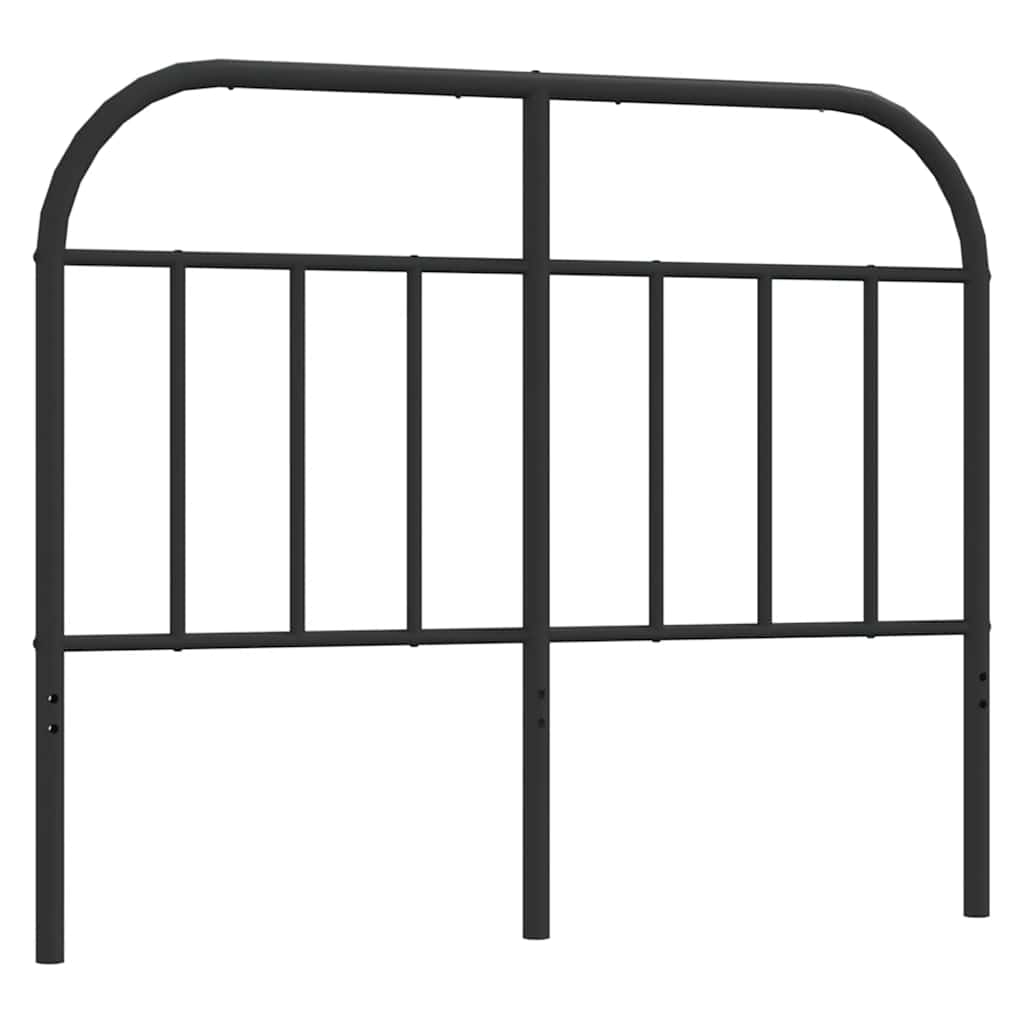 Ersatz-Kopfteil Metall Schwarz 120 cm
