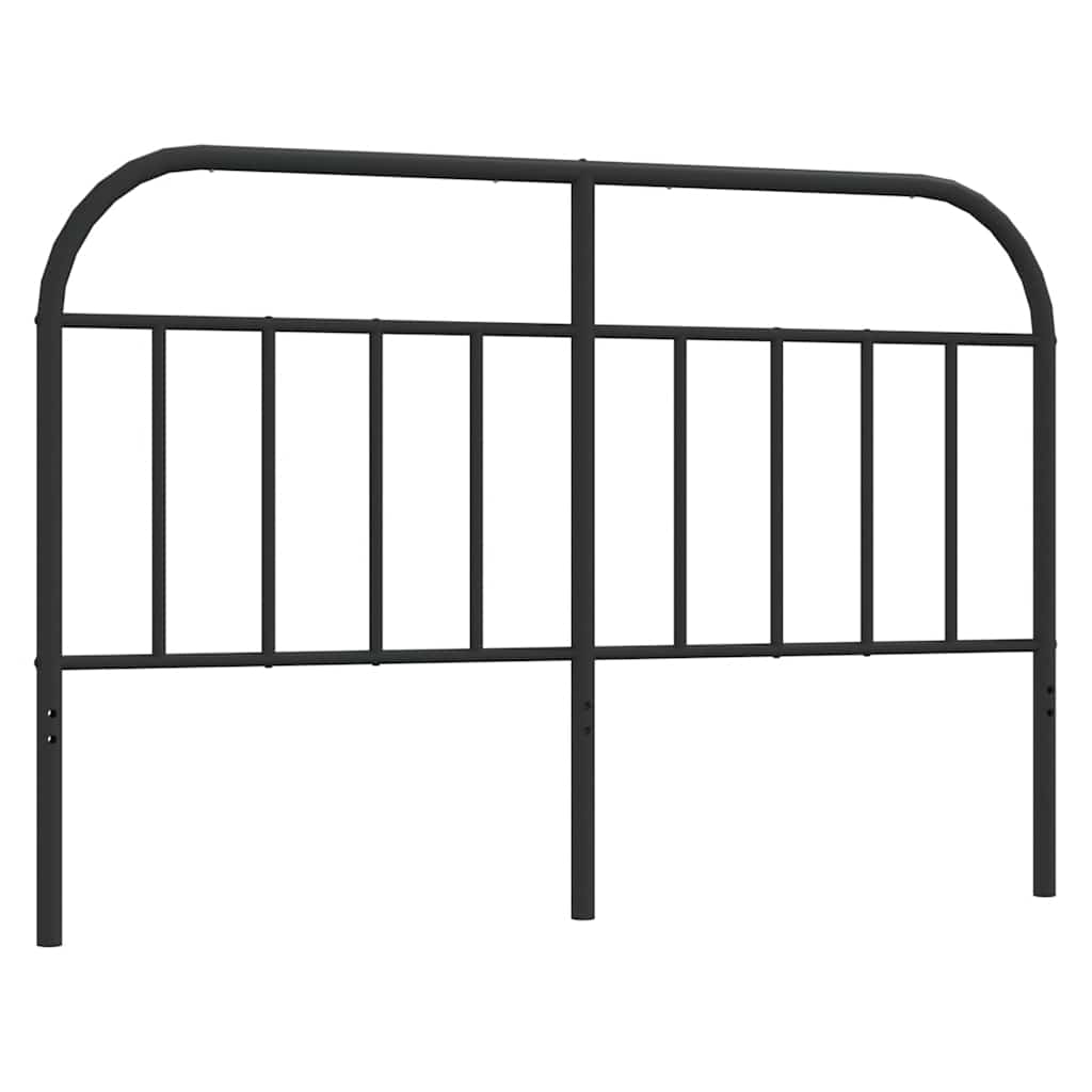 Ersatz-Kopfteil Metall Schwarz 135 cm