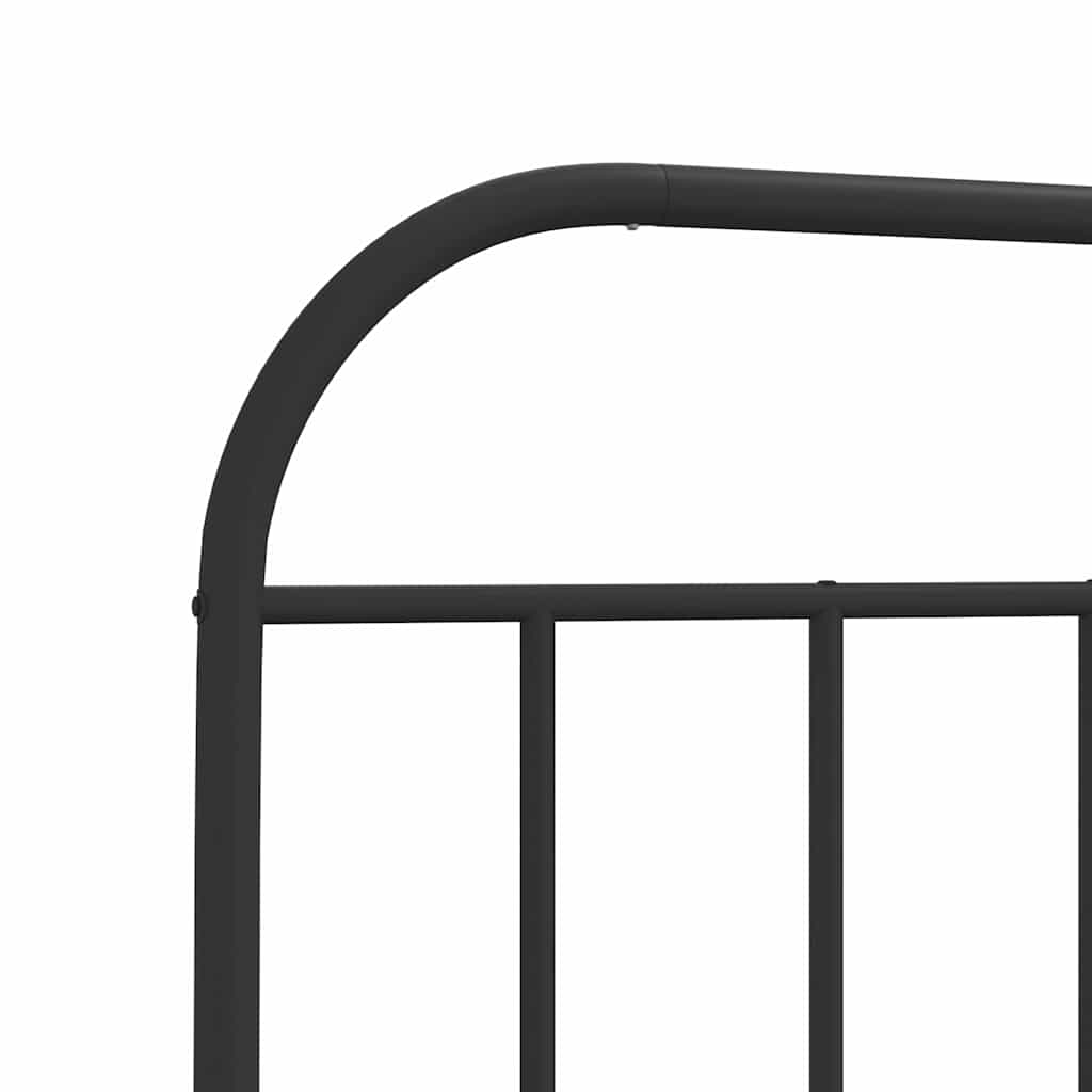 Ersatz-Kopfteil Metall Schwarz 135 cm