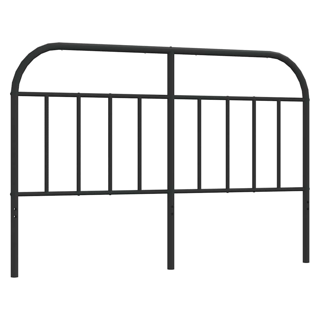 Ersatz-Kopfteil Metall Schwarz 140 cm