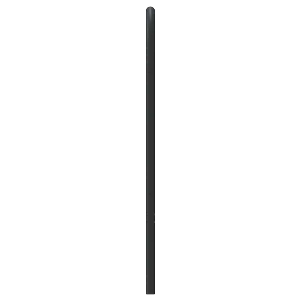 Ersatz-Kopfteil Metall Schwarz 140 cm