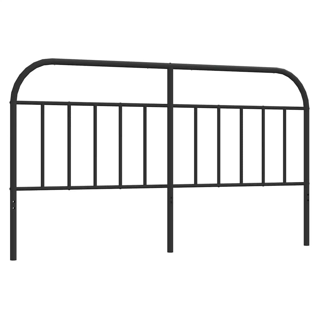 Ersatz-Kopfteil Metall Schwarz 160 cm