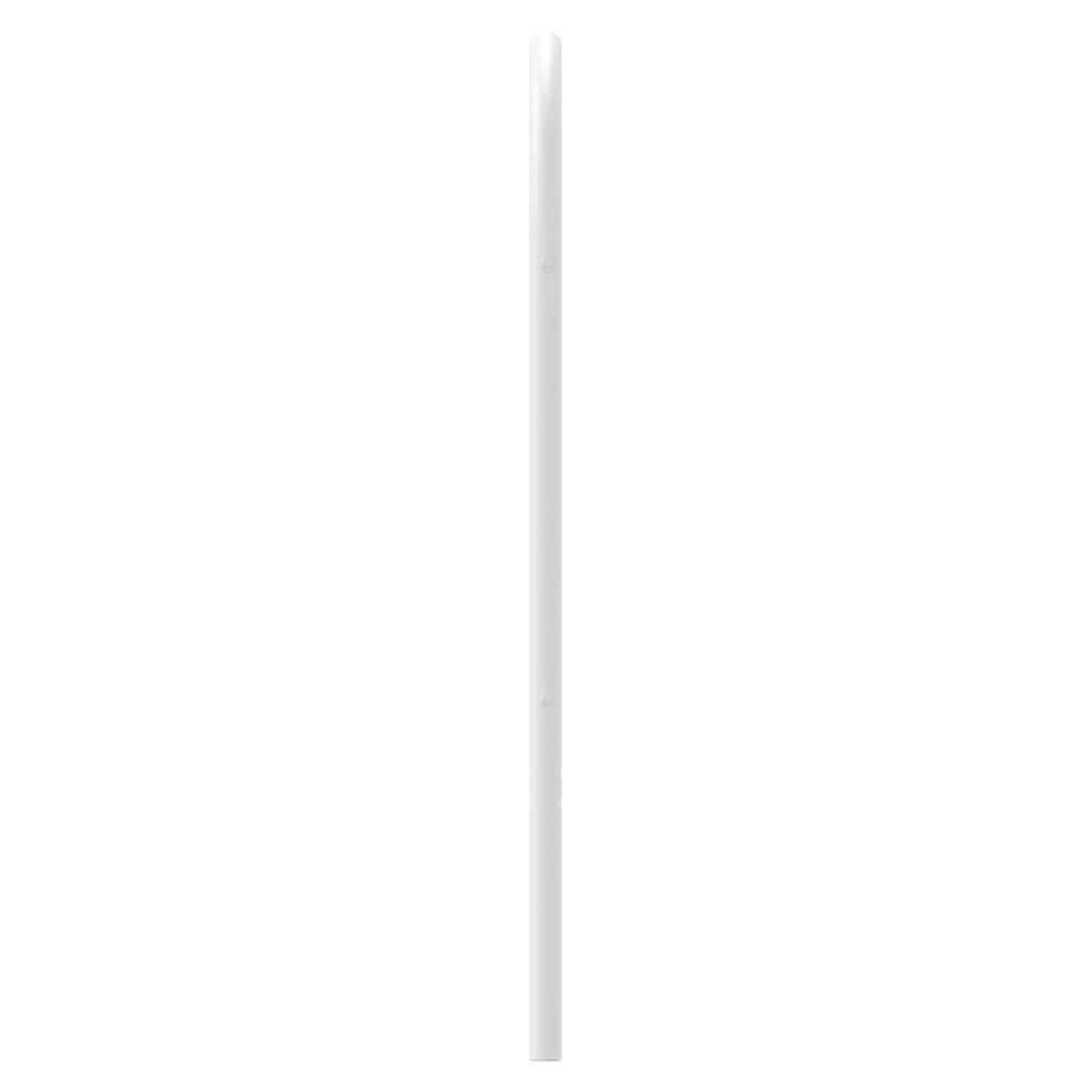 Ersatz-Kopfteil Metall Weiß 90 cm