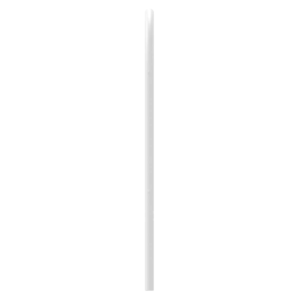 Ersatz-Kopfteil Metall Weiß 135 cm