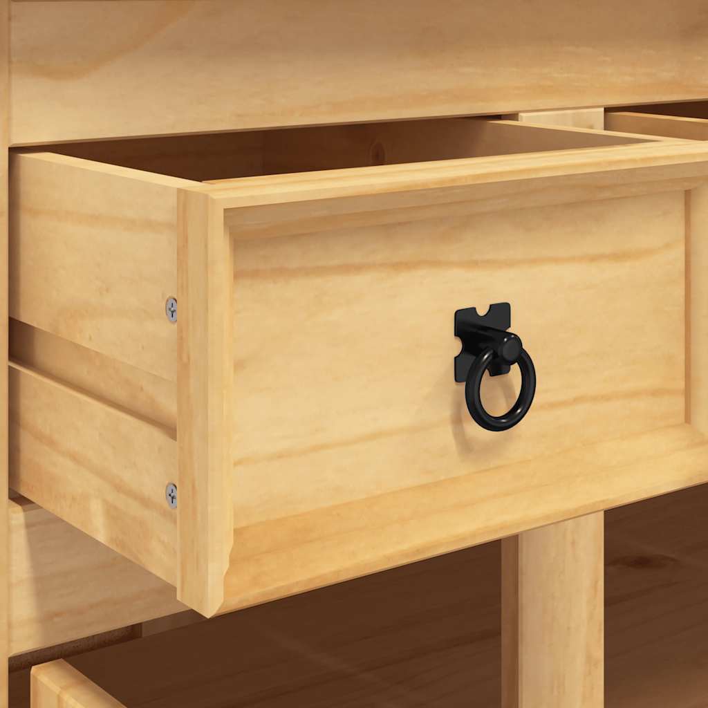 Highboard Corona 112x43x196 cm Massivholz Mexikanische Kiefer