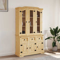 Highboard Corona 112x43x196 cm Massivholz Mexikanische Kiefer