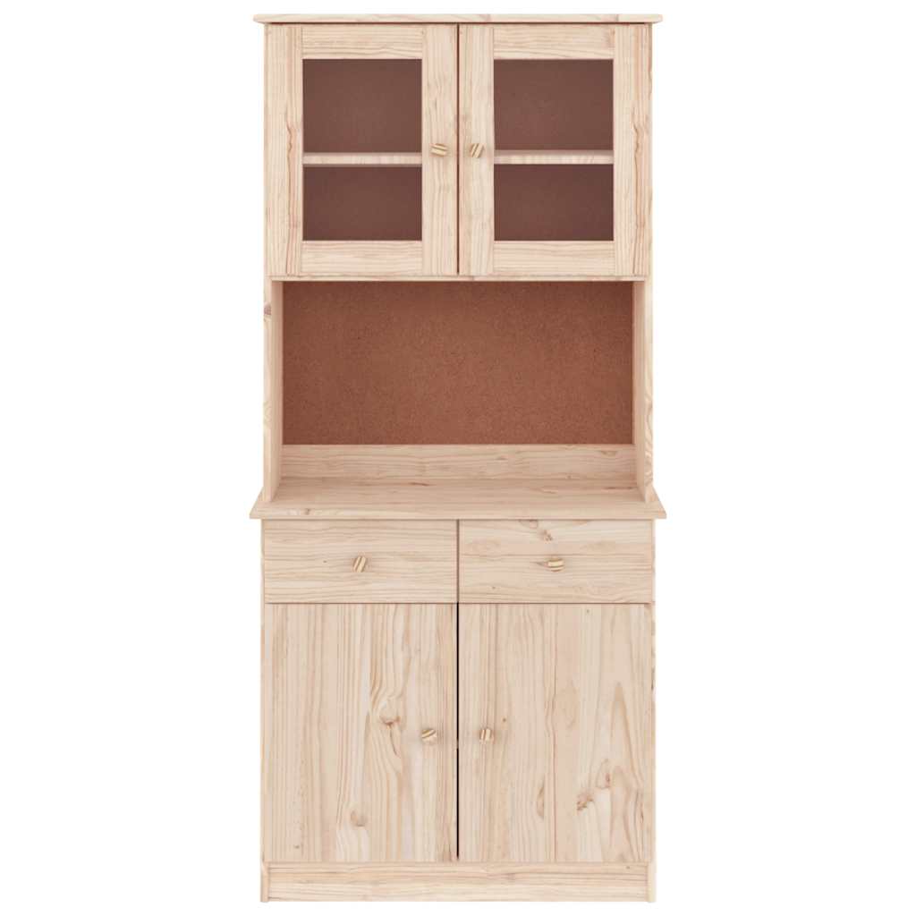 Highboard ALTA 77x35x165 cm Massivholz Kiefer