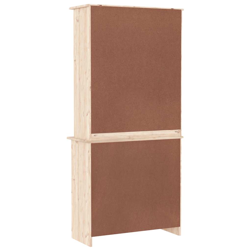 Highboard ALTA 77x35x165 cm Massivholz Kiefer