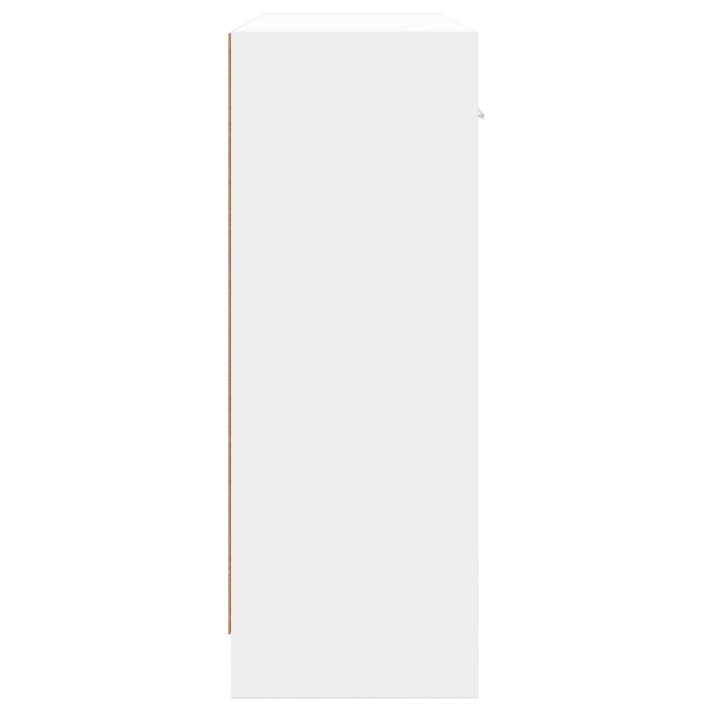Sideboard Weiß 91 x 28 x 75 cm Holzwerkstoff