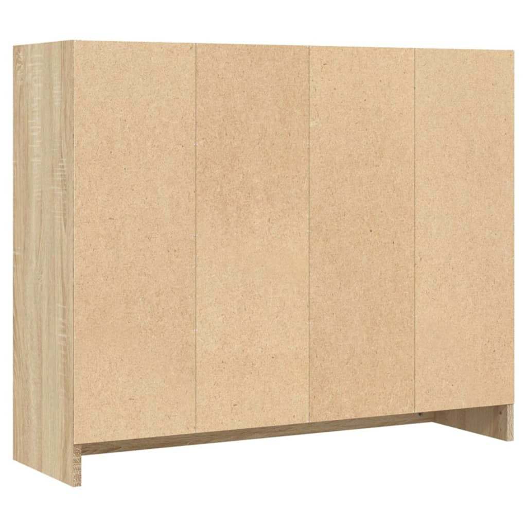 Sideboard Sonoma-Eiche 91x28x75 cm Holzwerkstoff