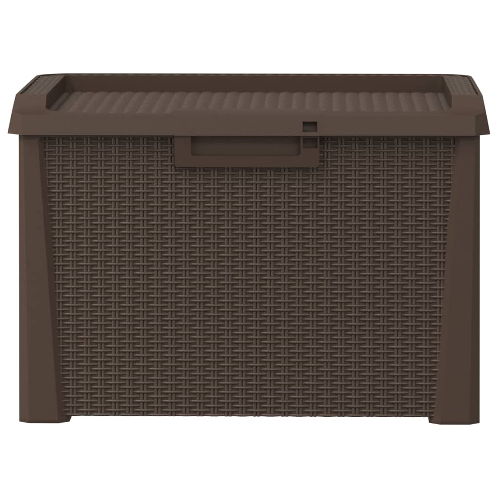 Gartentruhe Braun 125 L PP