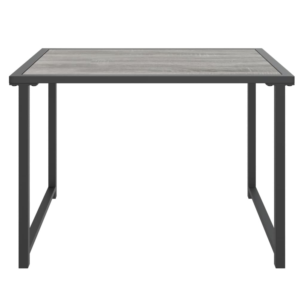 4-tlg. Garten-Lounge-Set mit Kissen Anthrazit Stahl