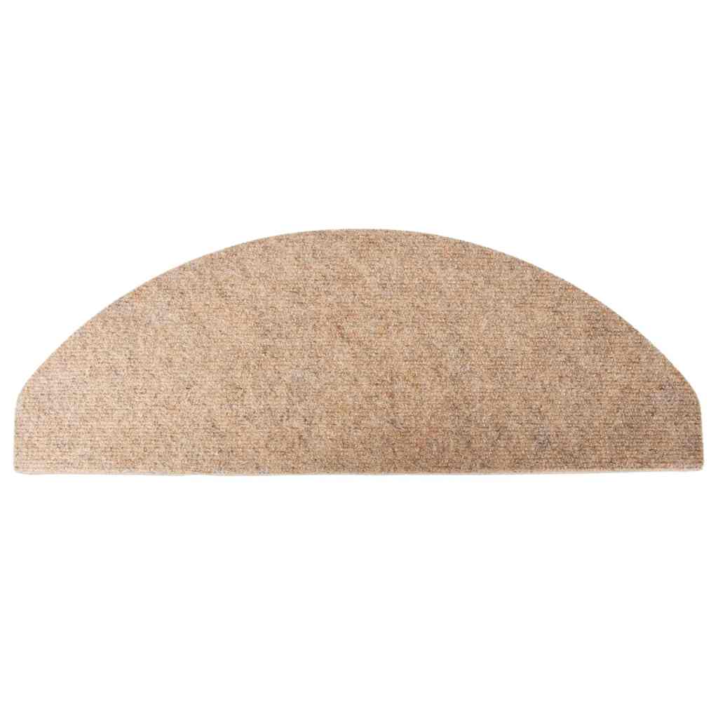 Stufenmatten Selbstklebend 10 Stk. Beige 65x22,5x3,5 cm