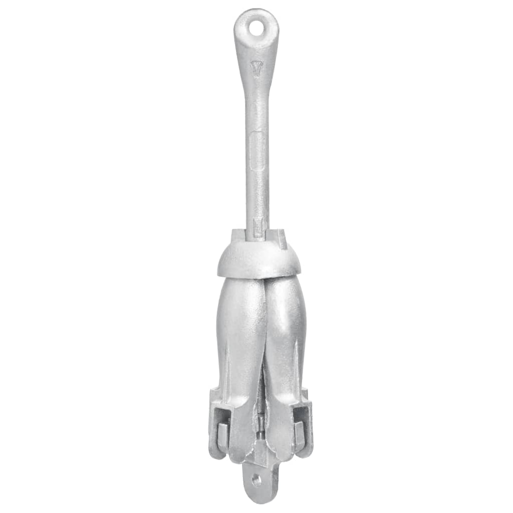 Klappanker Silber 4 kg feuerverzinktes Gusseisen