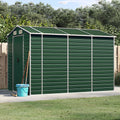 Gartenhaus Grün 191 x 300 x 198 cm Verzinkter Stahl