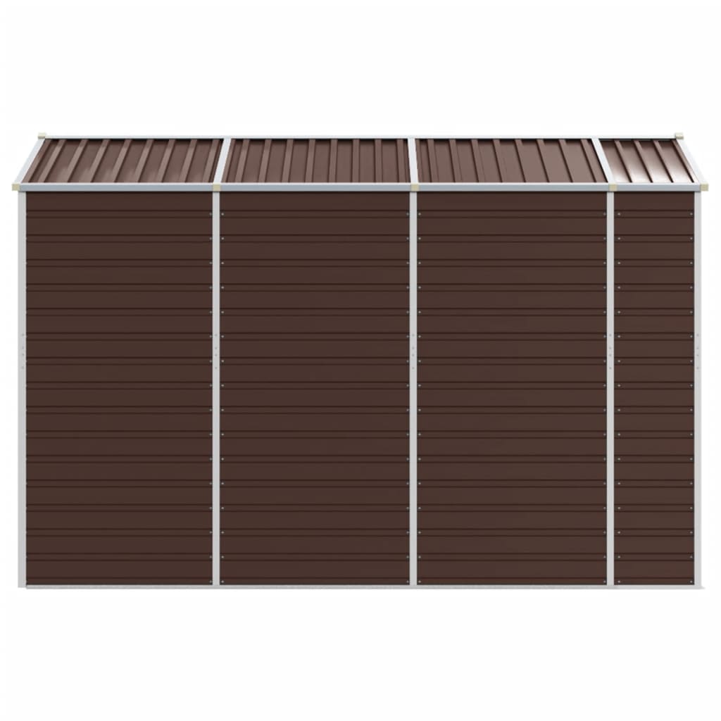 Gartenhaus Braun 191 x 300 x 198 cm Verzinkter Stahl