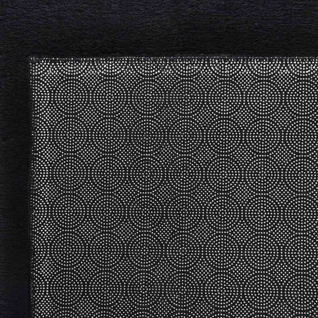 Shaggy-Teppich Schwarz 240x305 cm Polyester