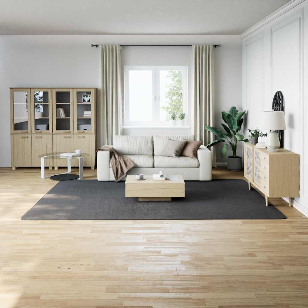 Shaggy-Teppich Anthrazit 240x340 cm Polyester