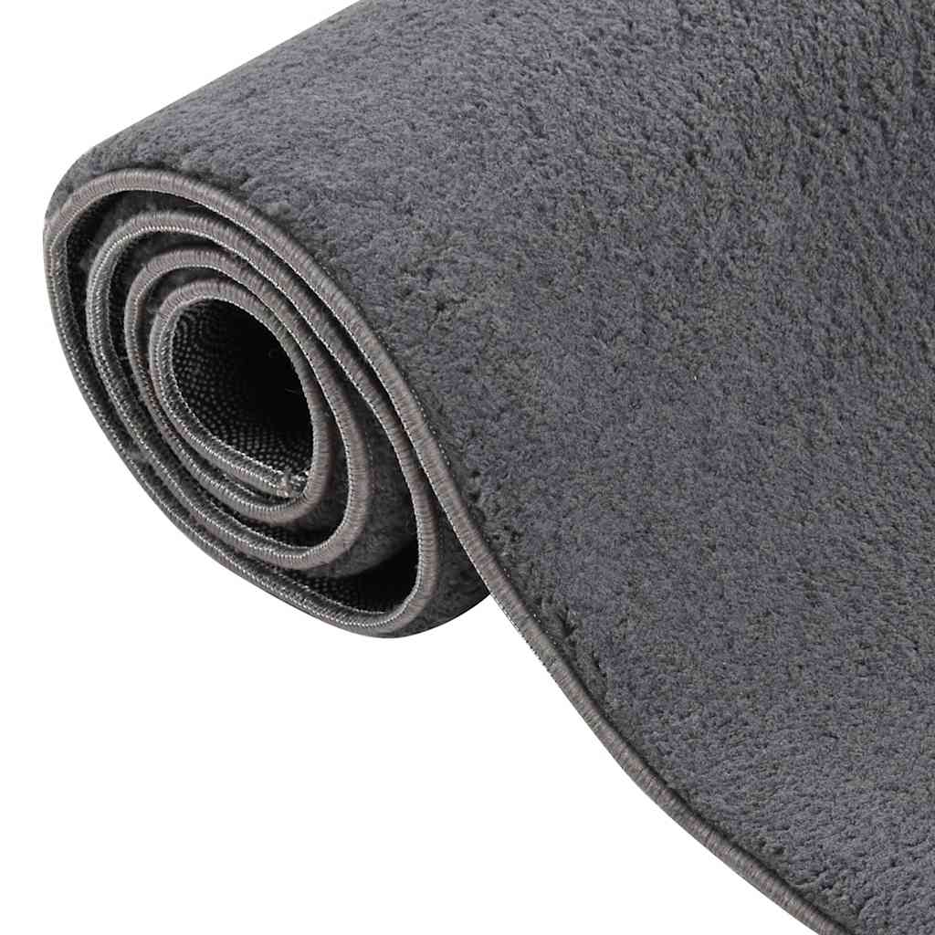 Shaggy-Teppich Anthrazit 240x340 cm Polyester