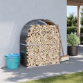 Holzkorb Anthrazit 120 x 45 x 140 cm Verzinkter Stahl